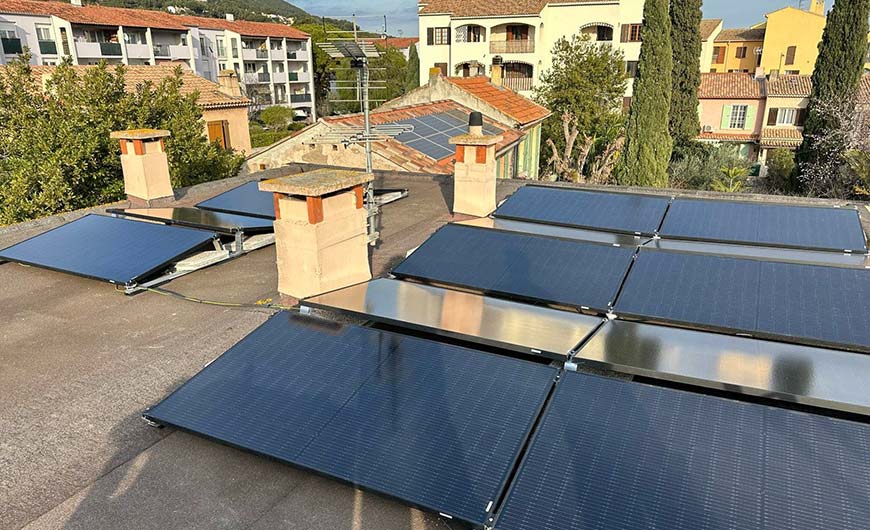 Installation panneaux solaires à la Valette du Var 