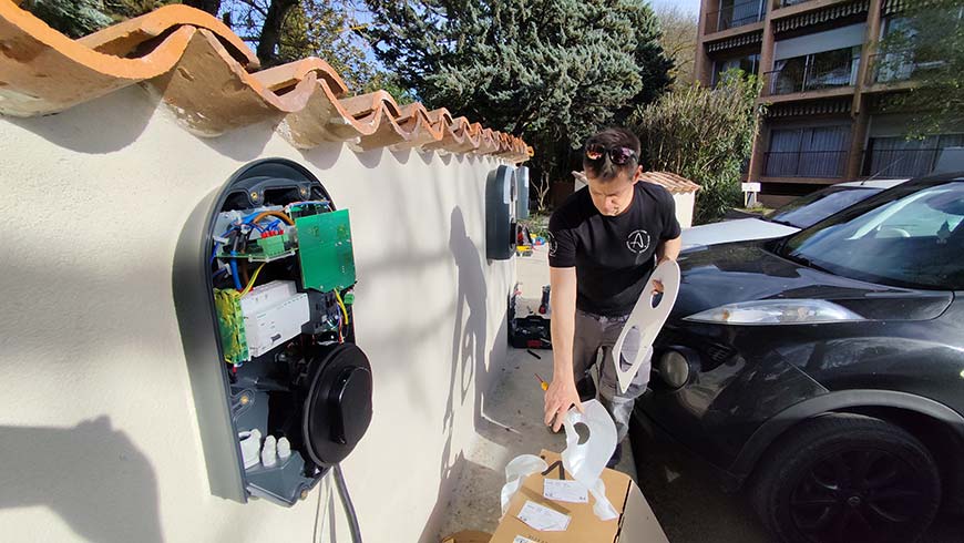 Bornes Schneider Evlink Pro AC bornes Schneider Evlink Pro AC